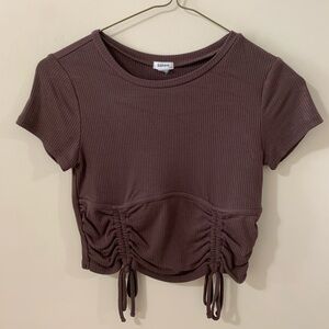 Garage scrunched top